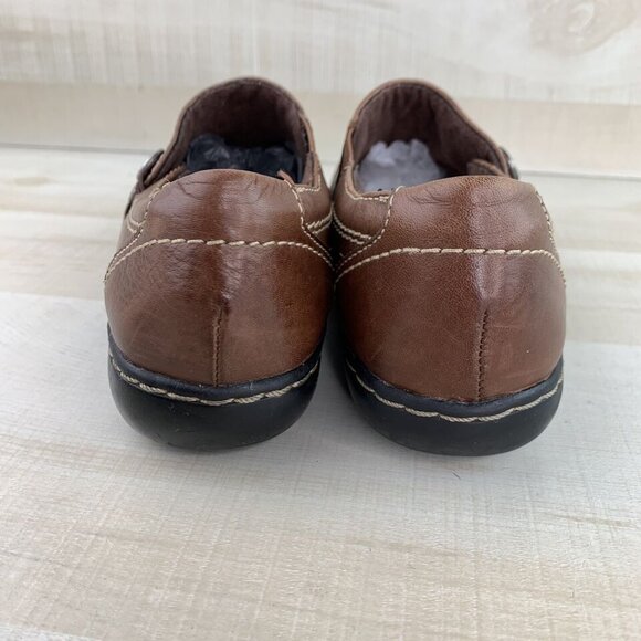 Clarks Bendables Brown Loafers - Picture 6 of 11